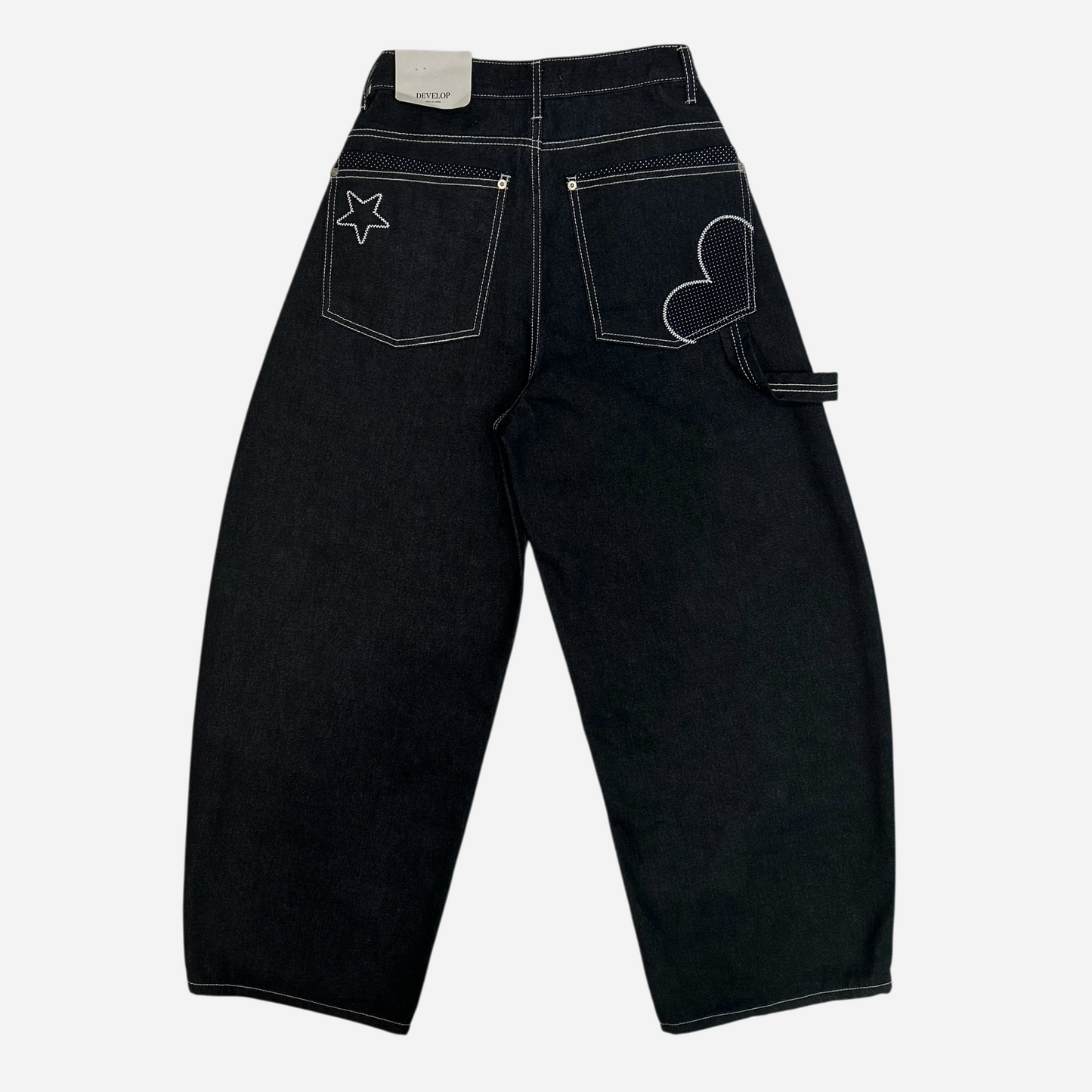 Develop Korea Eclipse Jeans Black | ODD EVEN