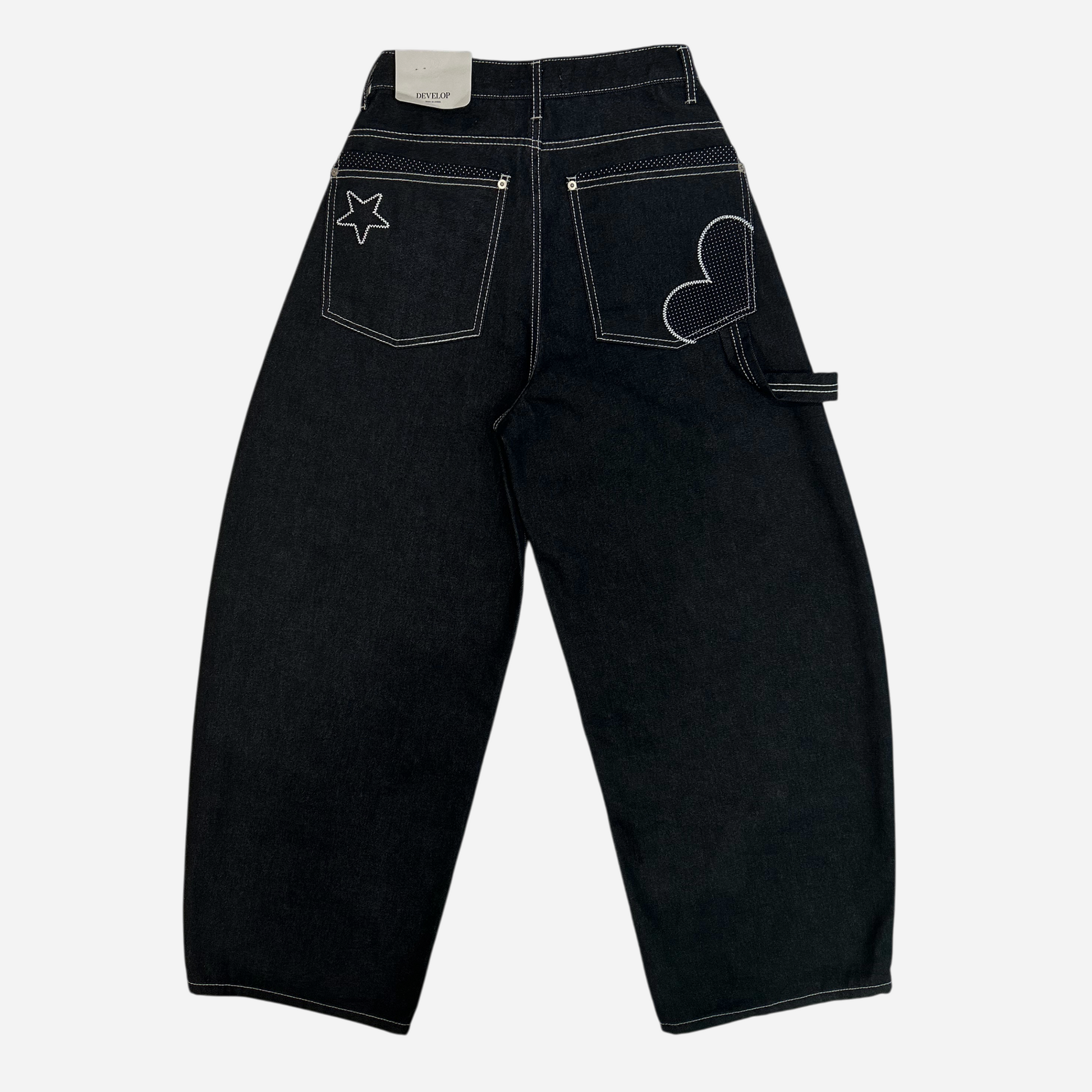 Develop Korea Eclipse Jeans Black | ODD EVEN