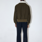 Ilcorso Western Wool Zip Jacket Kahki | ODD EVEN