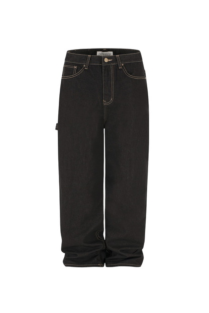 Develop Korea Golden Crown Jeans Black | ODD Even