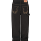 Develop Korea Golden Crown Jeans Black | ODD Even
