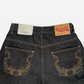 Develop Korea Golden Crown Jeans Black | ODD Even