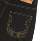 Develop Korea Golden Crown Jeans Black | ODD Even