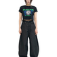 Develop Korea Gothic Cross Jeans Black | ODD EVEN