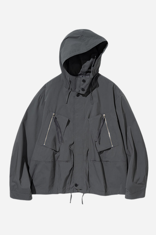 LJG Hyde Hood Parka Charcoal | ODD EVEN