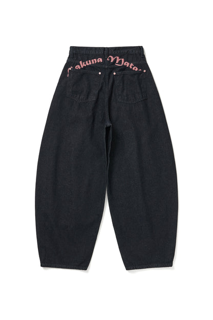 Develop Korea Hakuna Wide Jeans Indigo | ODD EVEN