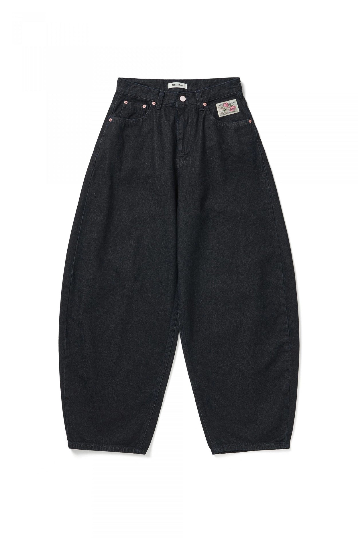 Develop Korea Hakuna Wide Jeans Indigo | ODD EVEN