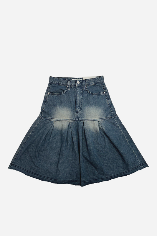 Develop Korea Karma Police Skirt Blue | ODD EVEN