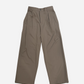 Margaret 2-Tuck Wide Leg Pants Brown | ODD EVEN