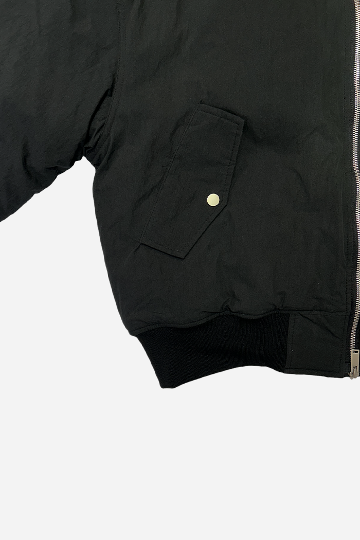 Invis-Able Midnight Bomber Jacket Black | ODD EVEN