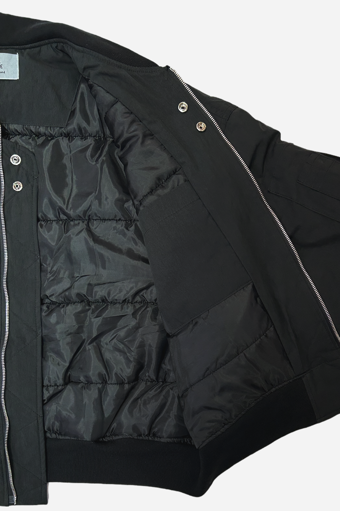 Invis-Able Midnight Bomber Jacket Black | ODD EVEN