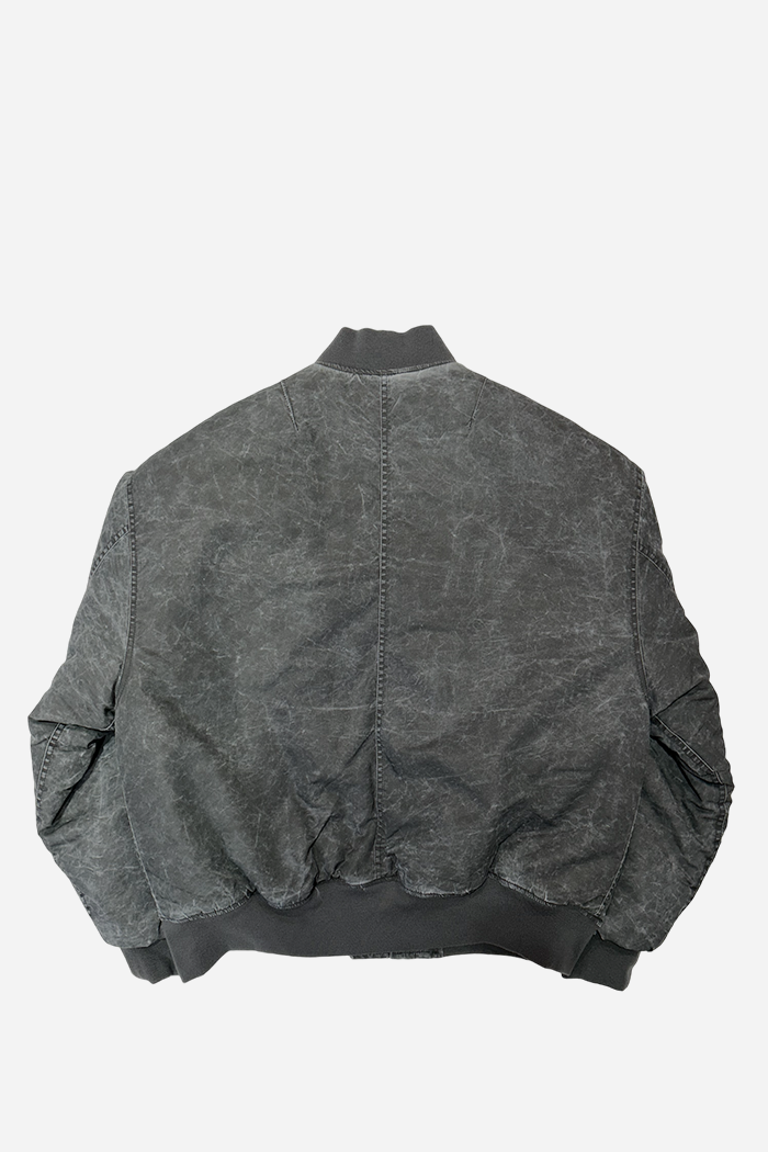 Invis-Able Midnight Bomber Jacket Charcoal | ODD EVEN