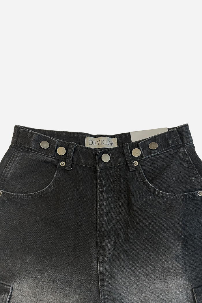 Develop Korea Morbid Jorts Black | ODD EVEN