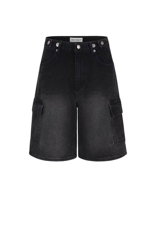 Develop Korea Morbid Jorts Black | ODD EVEN