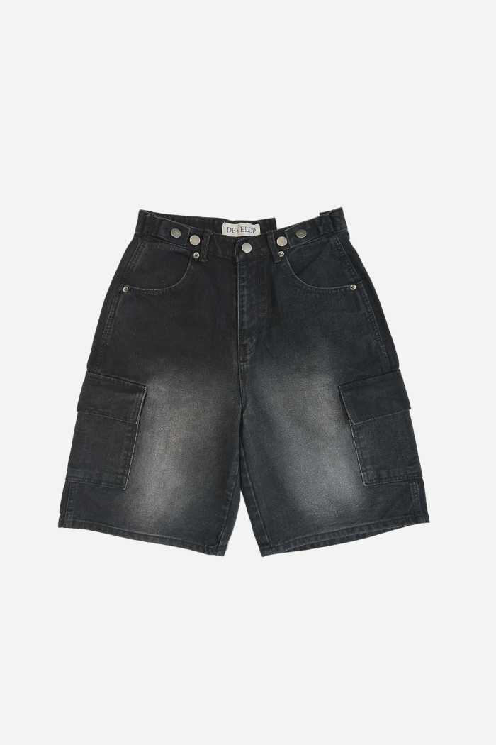 Develop Korea Morbid Jorts Black | ODD EVEN