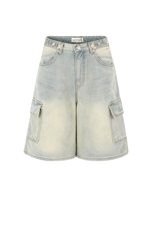 Develop Korea Morbid Jorts Denim Blue | ODD EVEN