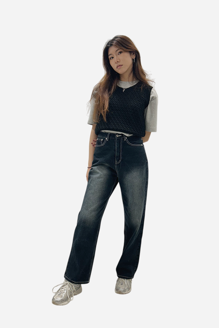 Develop Korea Night Caller Jeans Ink | ODD EVEN