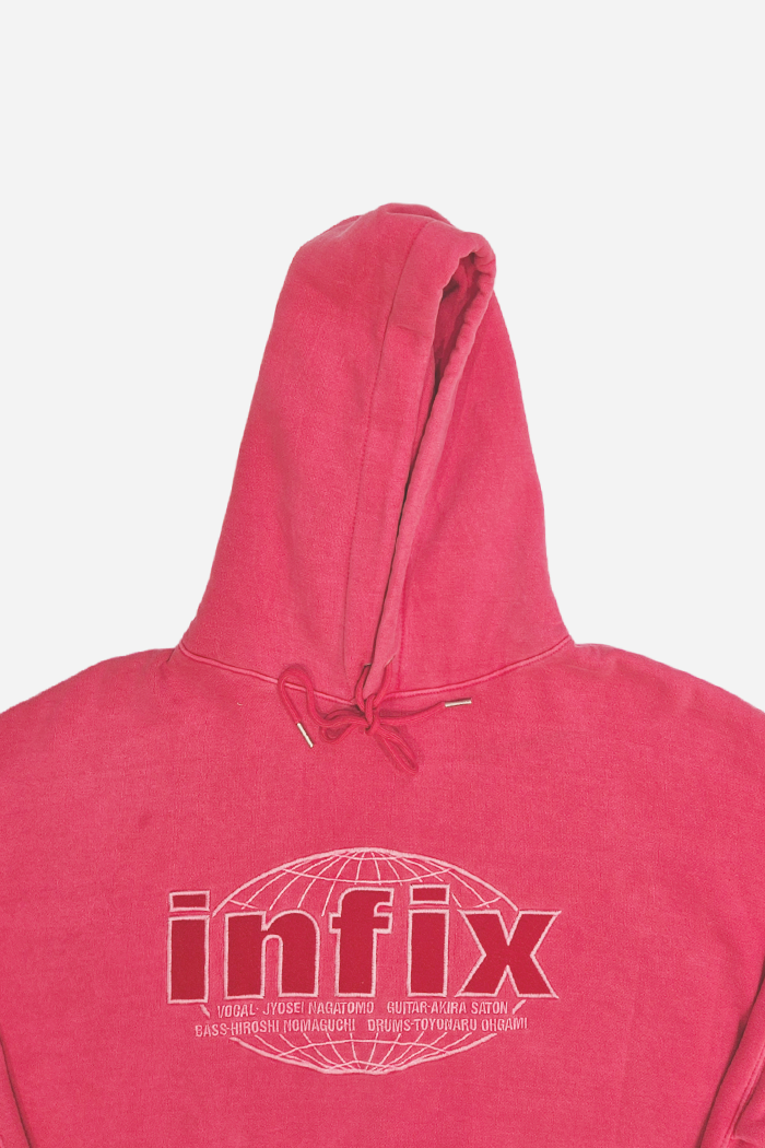 Clear Infix Nu/metal Hoodie Cherry | ODD EVEN