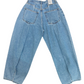 Howell Pleat Balloon Jeans Bluee | ODD EVEN