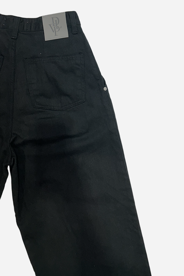 Develop Korea Rain Drop Jeans Black | ODD EVEN