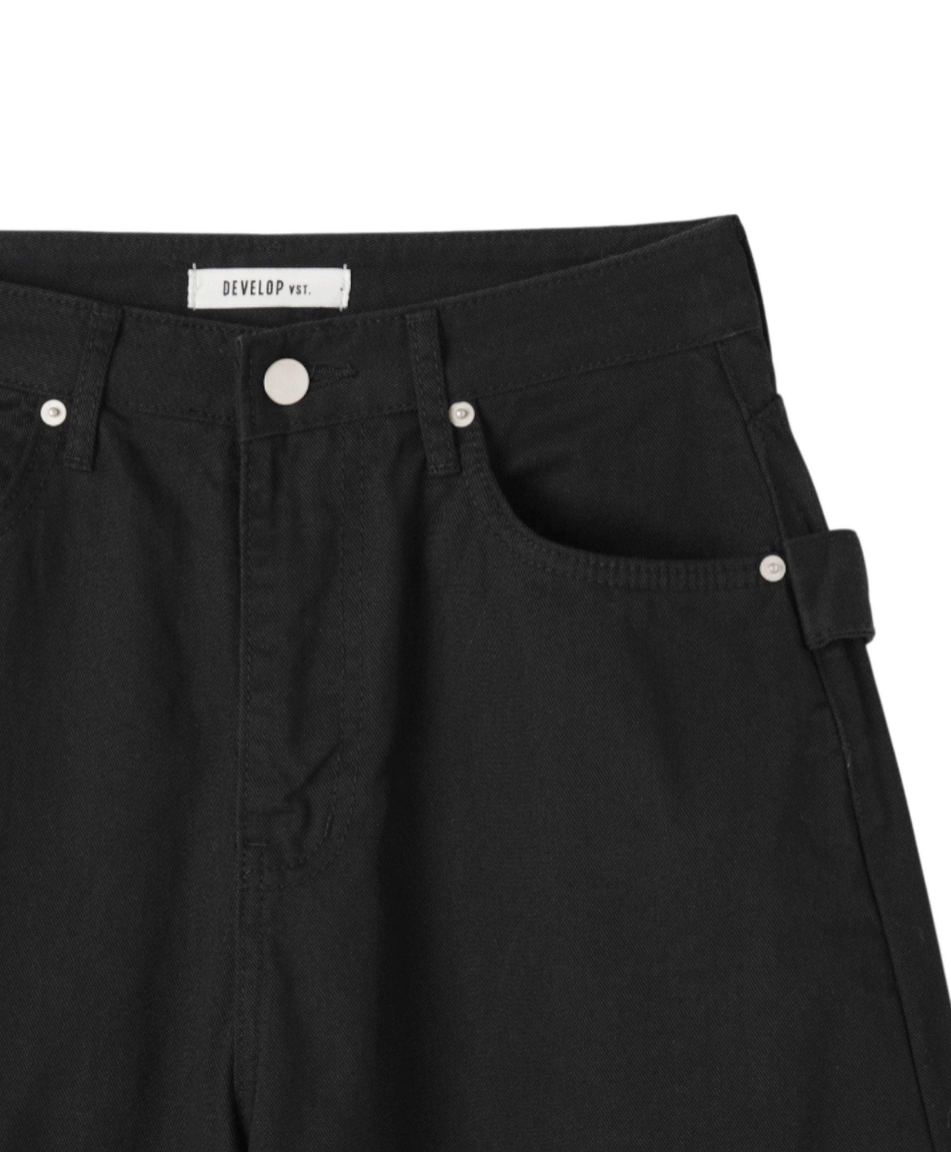 Develop Korea Sable Jeans Black | ODD EVEN