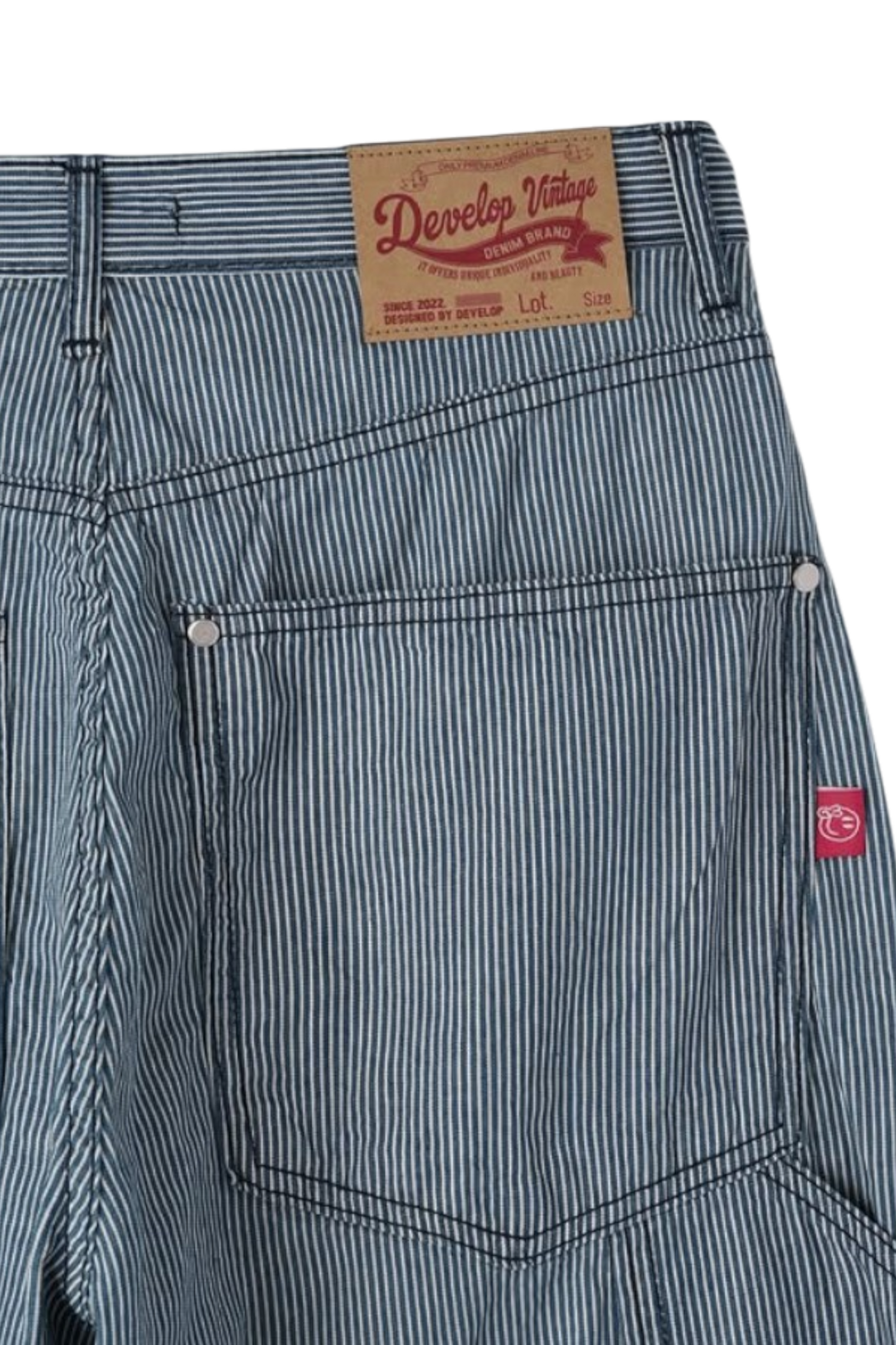 Develop Korea Sk8er Boi Jeans Blue/White | ODD EVEN