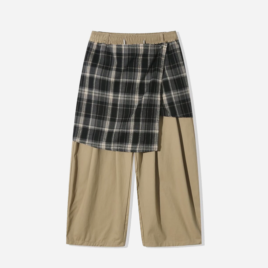 Pulse St Mirren Layered Pants Tan | ODD EVEN 