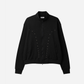 Kaleidoscope Studio Rib Zip Knit Black | ODD EVEN 
