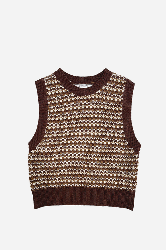 Vivacious Wellington Vest Burgundy | ODD EVEN