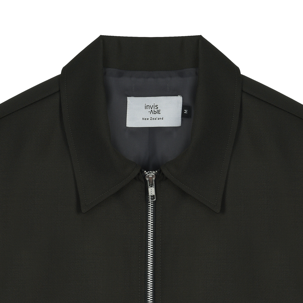 Invis-Able Alfonso Wool Jacket Dark Olive