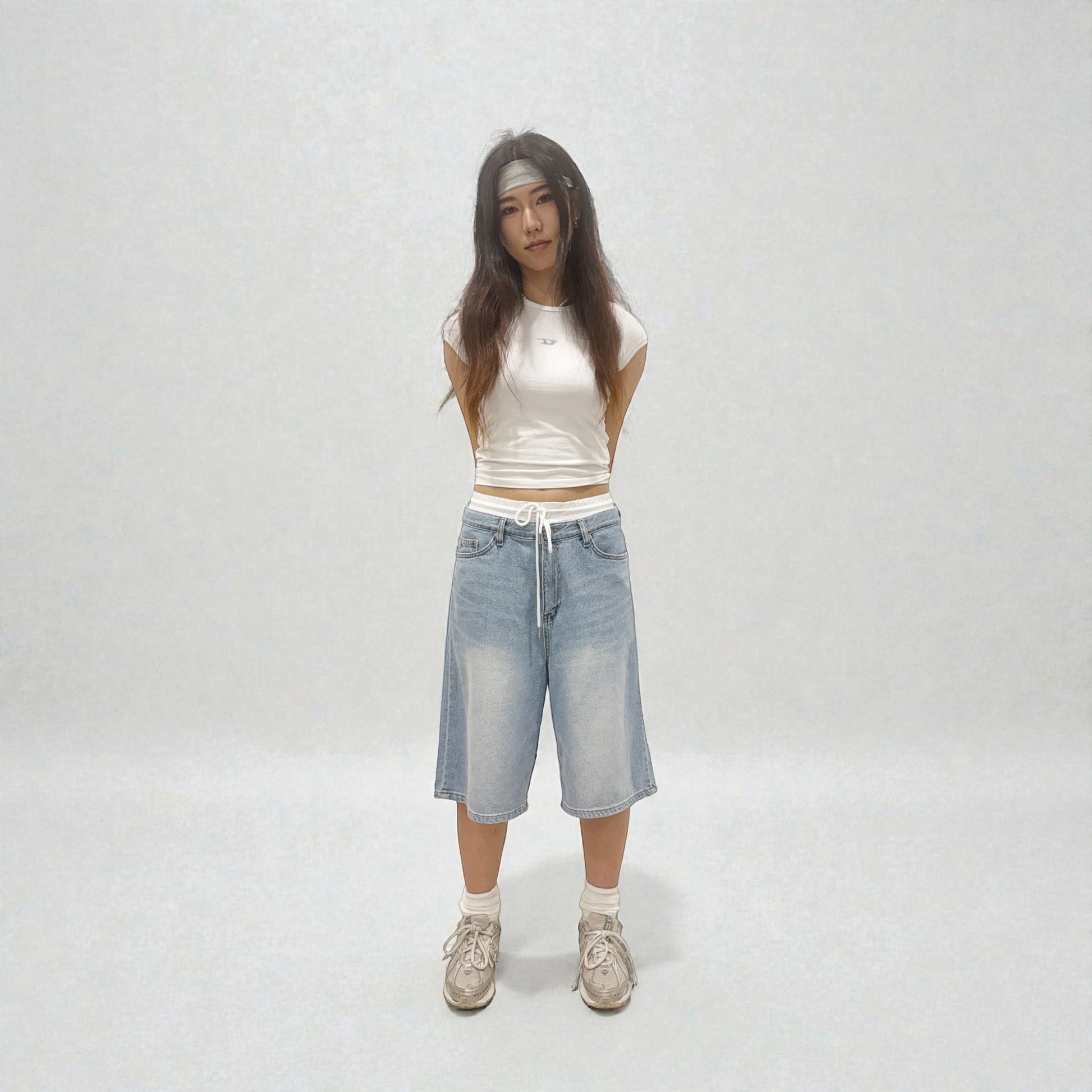 Develop Korea TLC Jorts Blue | ODD EVEN