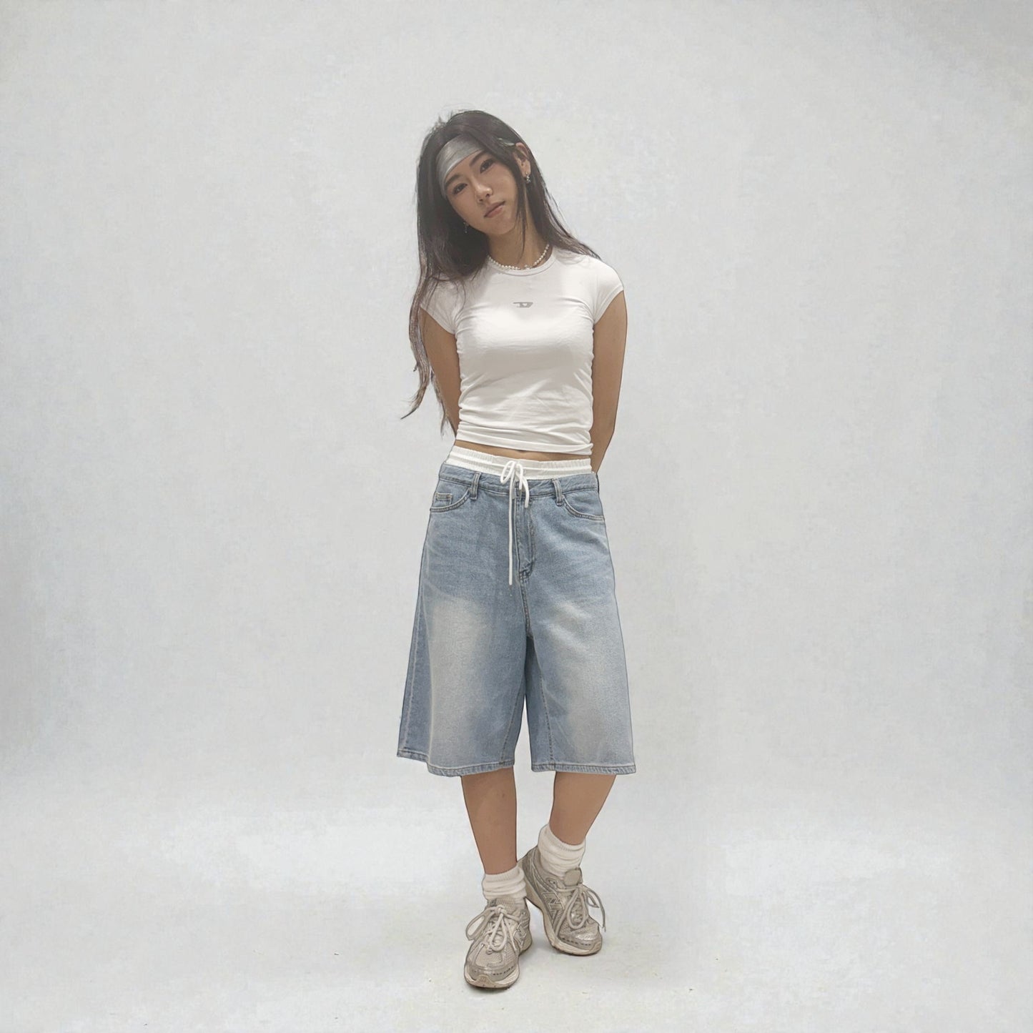 Develop Korea TLC Jorts Blue | ODD EVEN