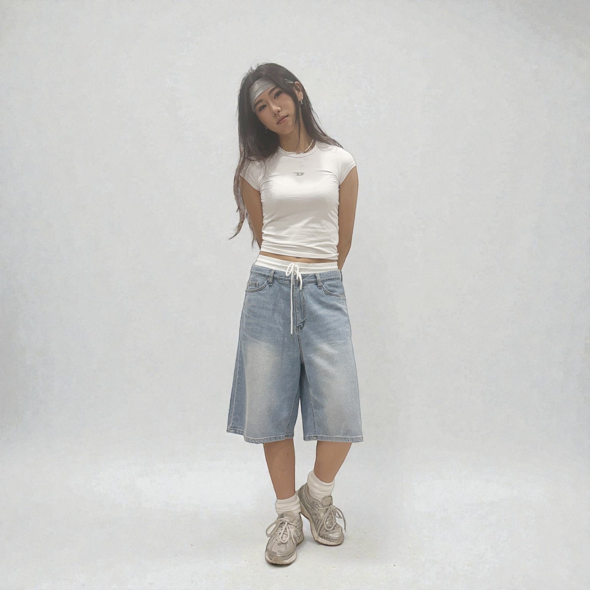 Develop Korea TLC Jorts Blue | ODD EVEN