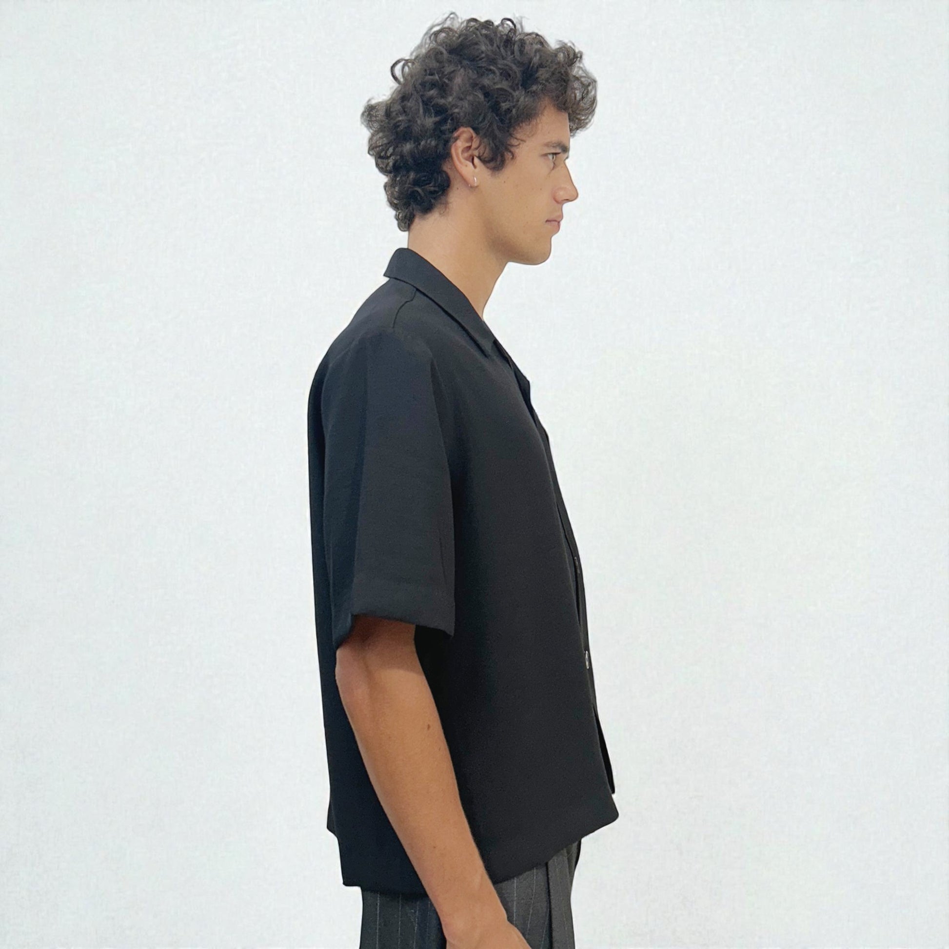 Malenkii Vacation S/S Shirt Black | ODD EVEN