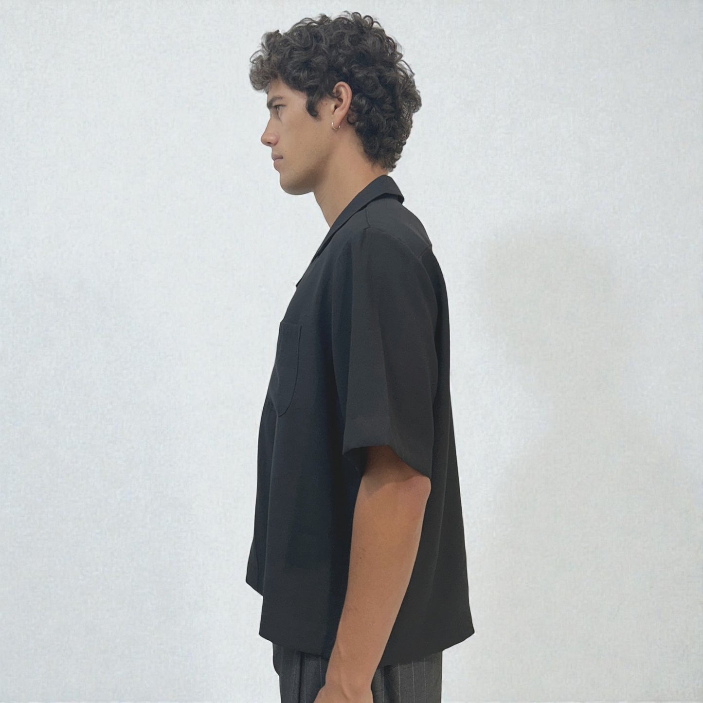 Malenkii Vacation S/S Shirt Black | ODD EVEN