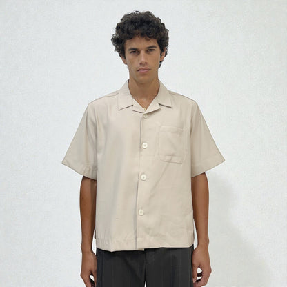 Malenkii Vacation S/S Shirt Beige | ODD EVEN