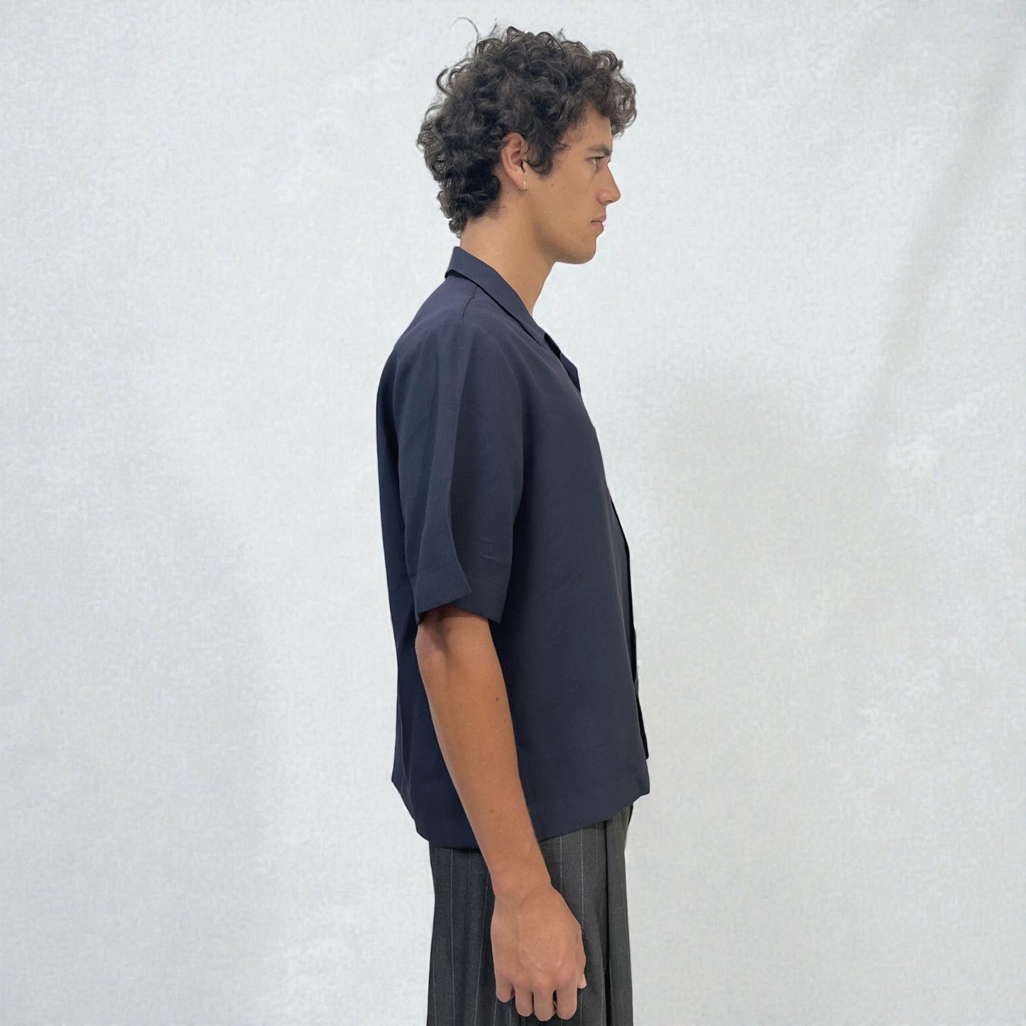 Malenkii Vacation S/S Shirt Navy