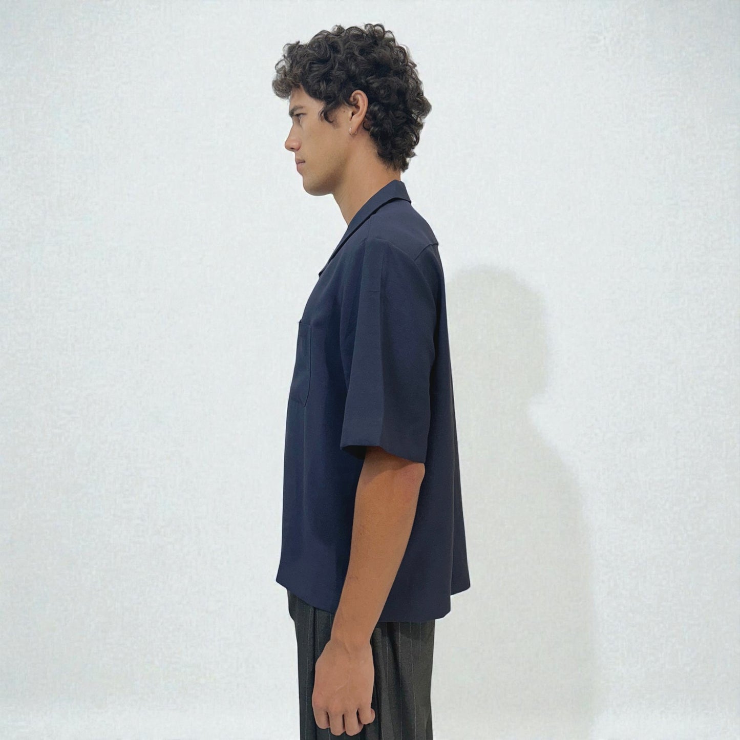 Malenkii Vacation S/S Shirt Navy