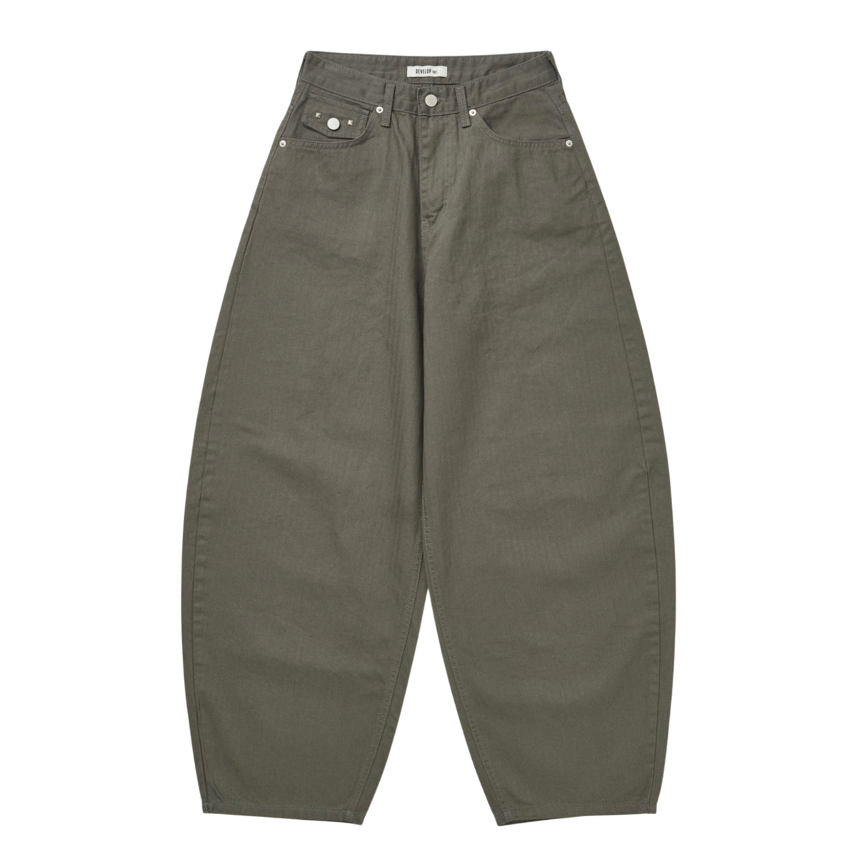Develop Korea Metal Pants Olive