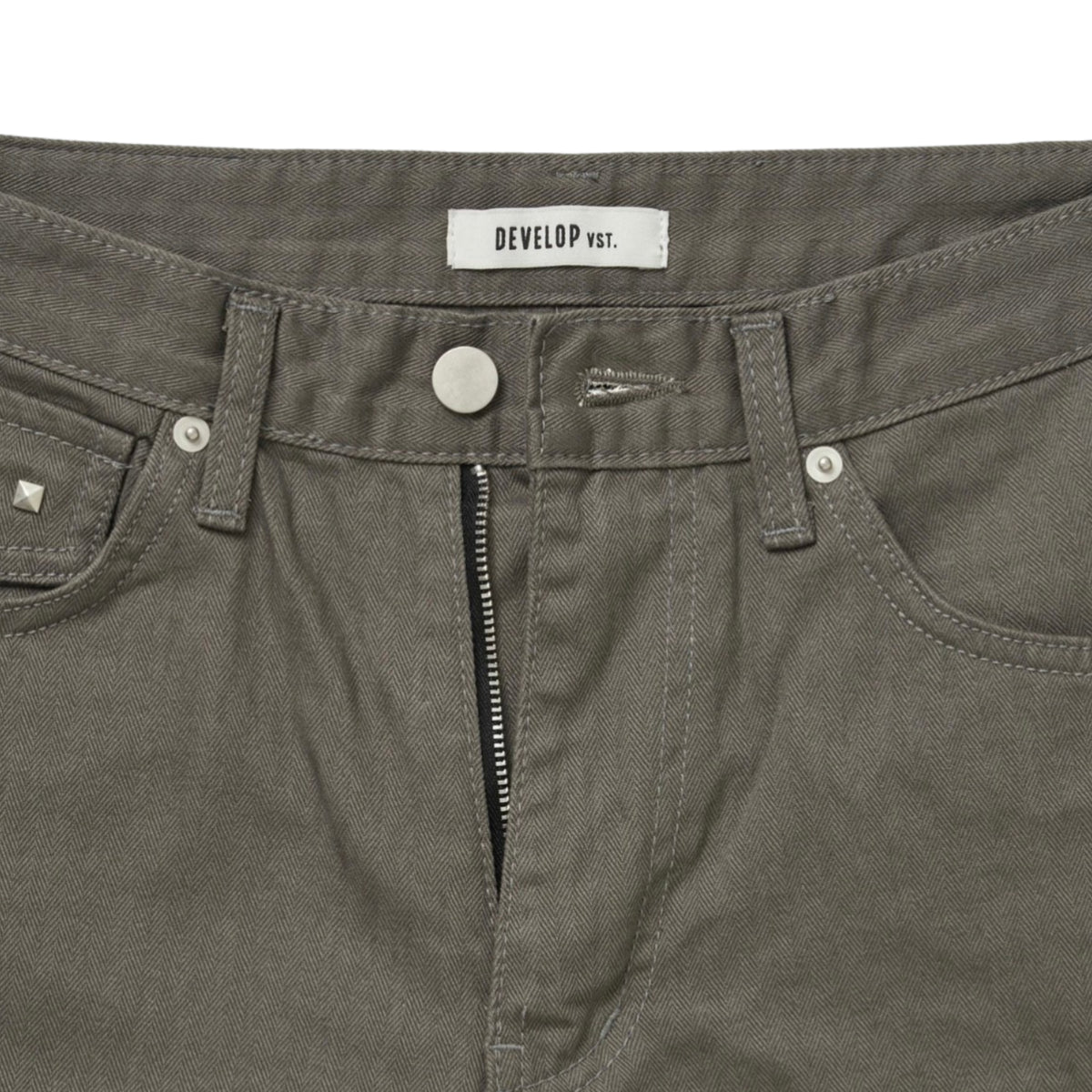 Develop Korea Metal Pants Olive