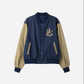 Kaleidoscope Varsity Letterman Jacket Navy