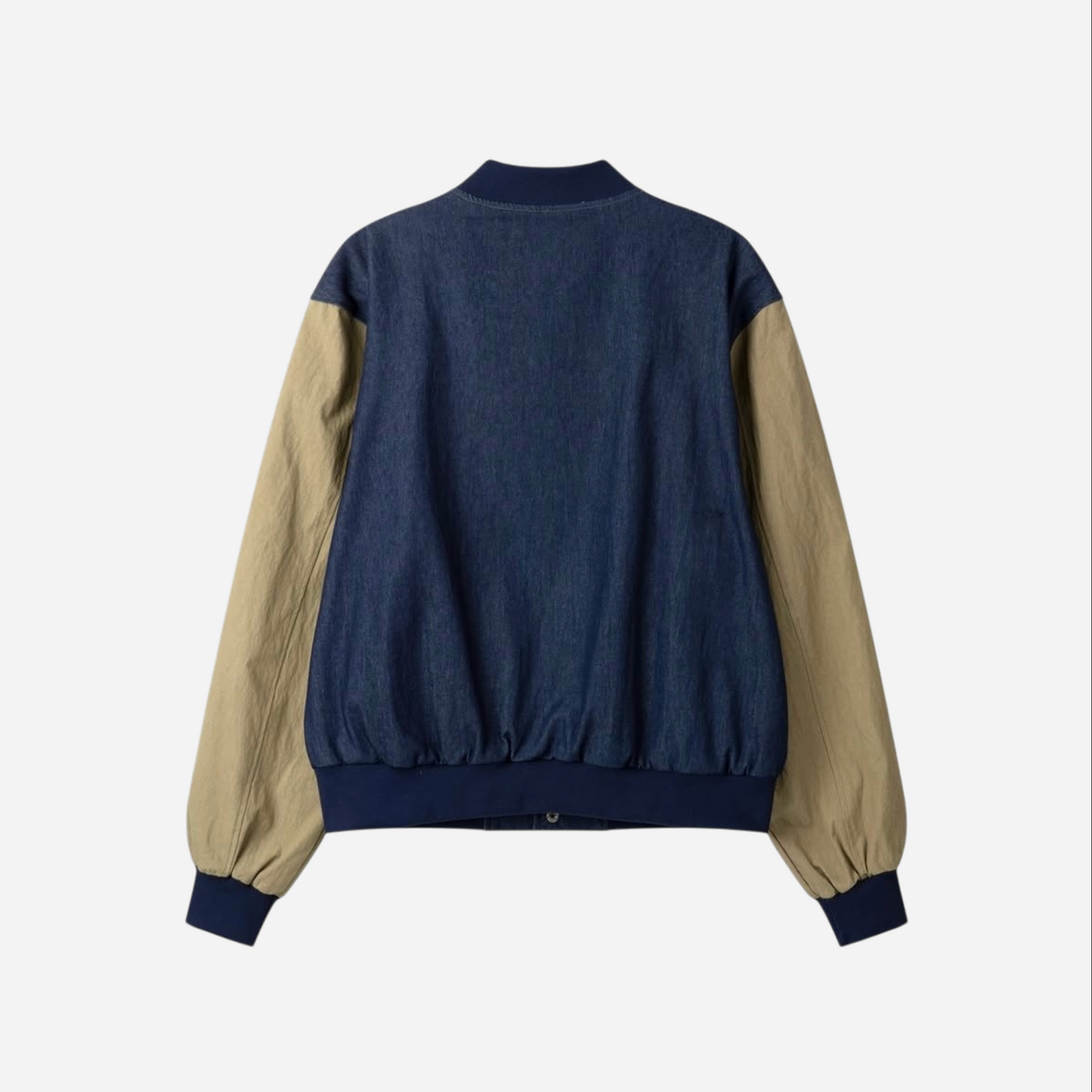 Kaleidoscope Varsity Letterman Jacket Navy