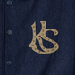 Kaleidoscope Varsity Letterman Jacket Navy