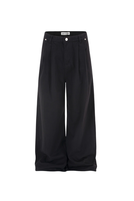 Develop Korea Rain Drop Jeans Black