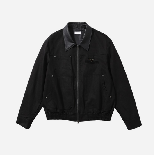 Kaleidoscope Survival Canvas Jacket Black