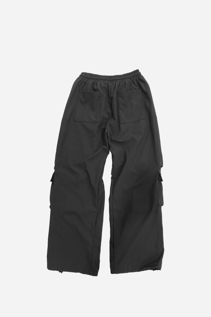 Game Snap button detail Cargo Pants Charcoal l ODD EVEN