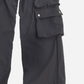 Game Snap button detail Cargo Pants Charcoal l ODD EVEN