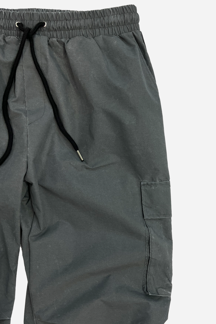 Game Washed Detail Cargo Pants Grey | ODD EVEN