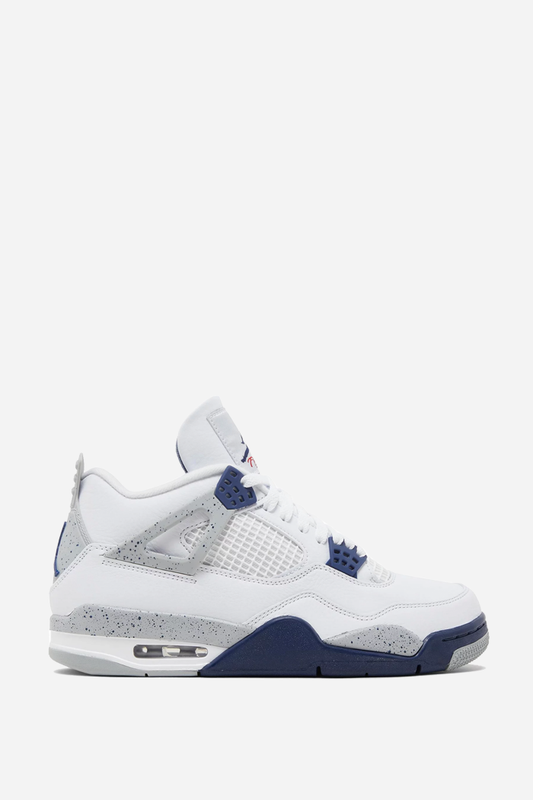 Air Jordan 4 Retro White/Midnight Navy | ODD EVEN