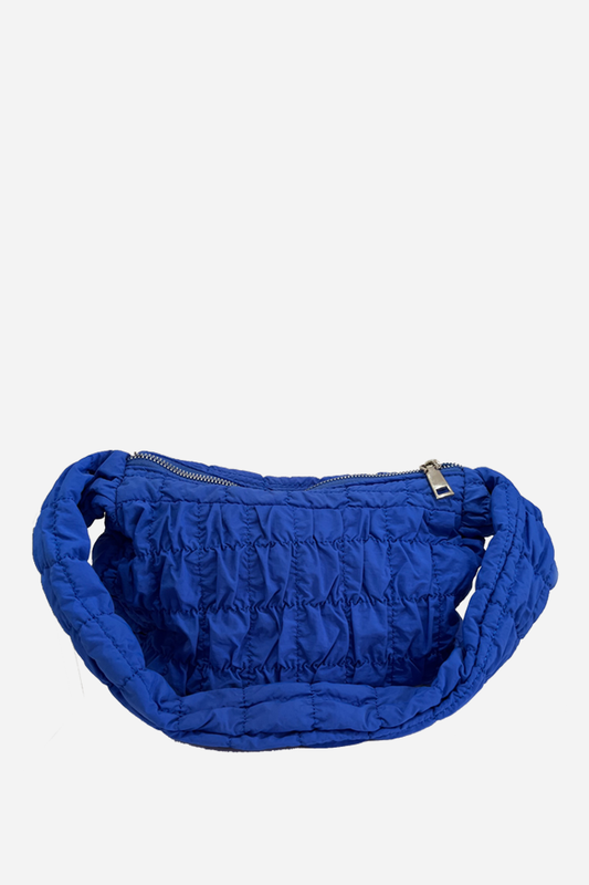 Plush Bubble Tote Small Bag Blue | ODD EVEN